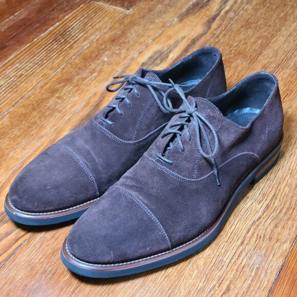 H S Trask Rivington Reserve Oxfords Suede Oxford Dress Shoes Men 11 M ITALY main image 7